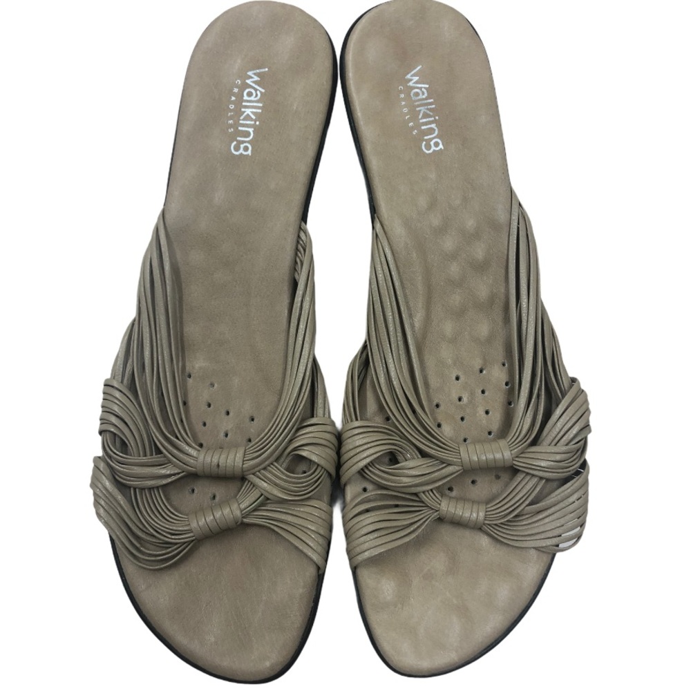 NEW WALKING CRADLES‎ NUDE SANDALS 10